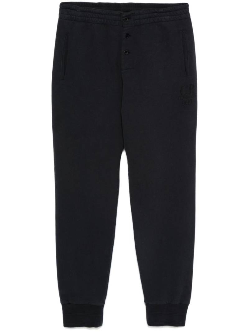 C.P. Company logo-embroidered track trousers - Blue von C.P. Company