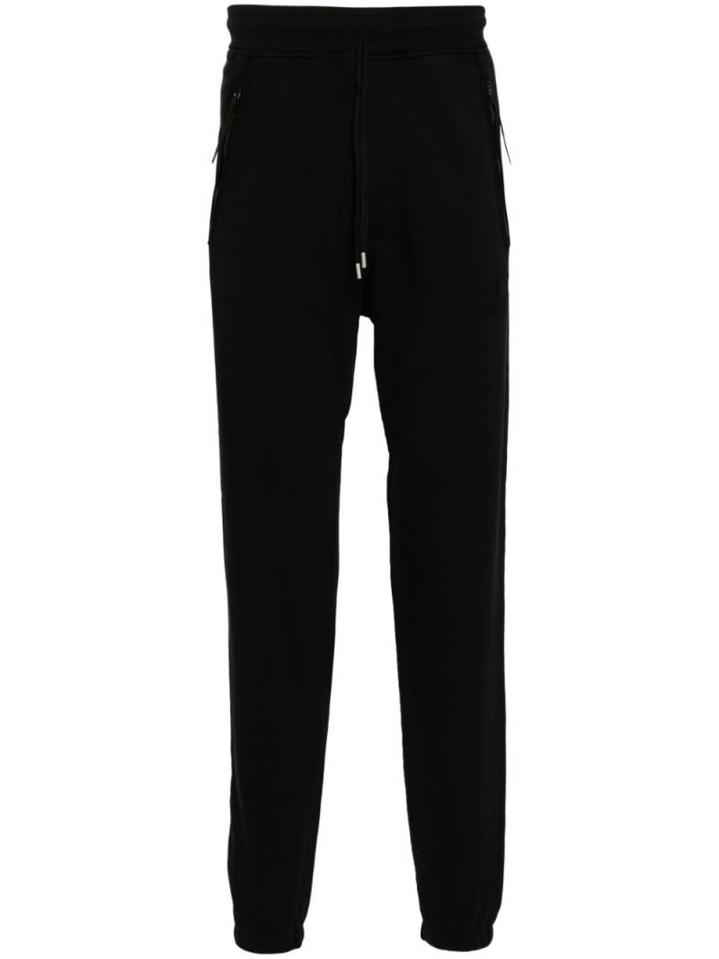 C.P. Company logo-embroidered trousers - Black von C.P. Company