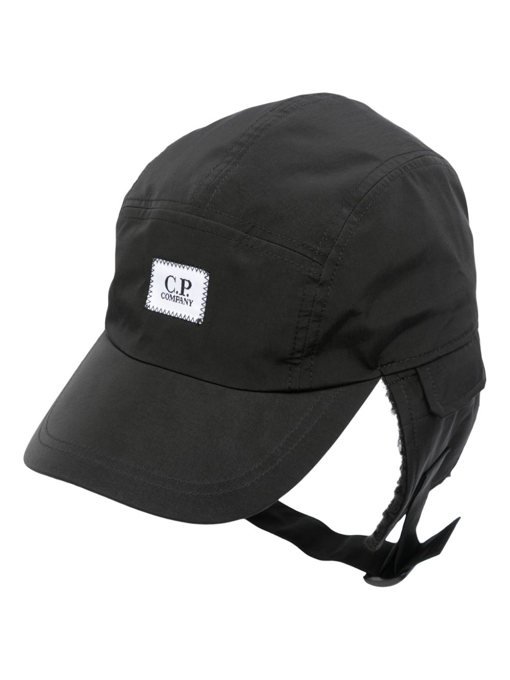 C.P. Company logo-patch cap - Black von C.P. Company