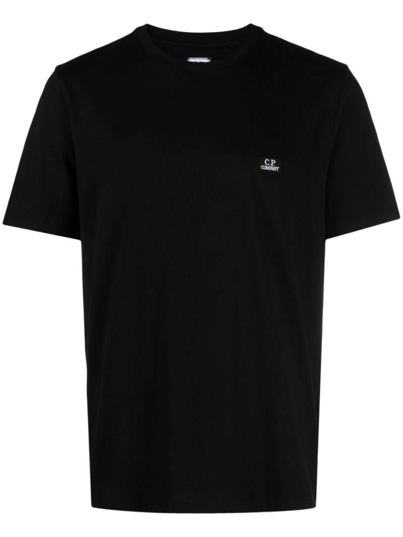 C.P. Company logo-patch cotton T-shirt - Black von C.P. Company