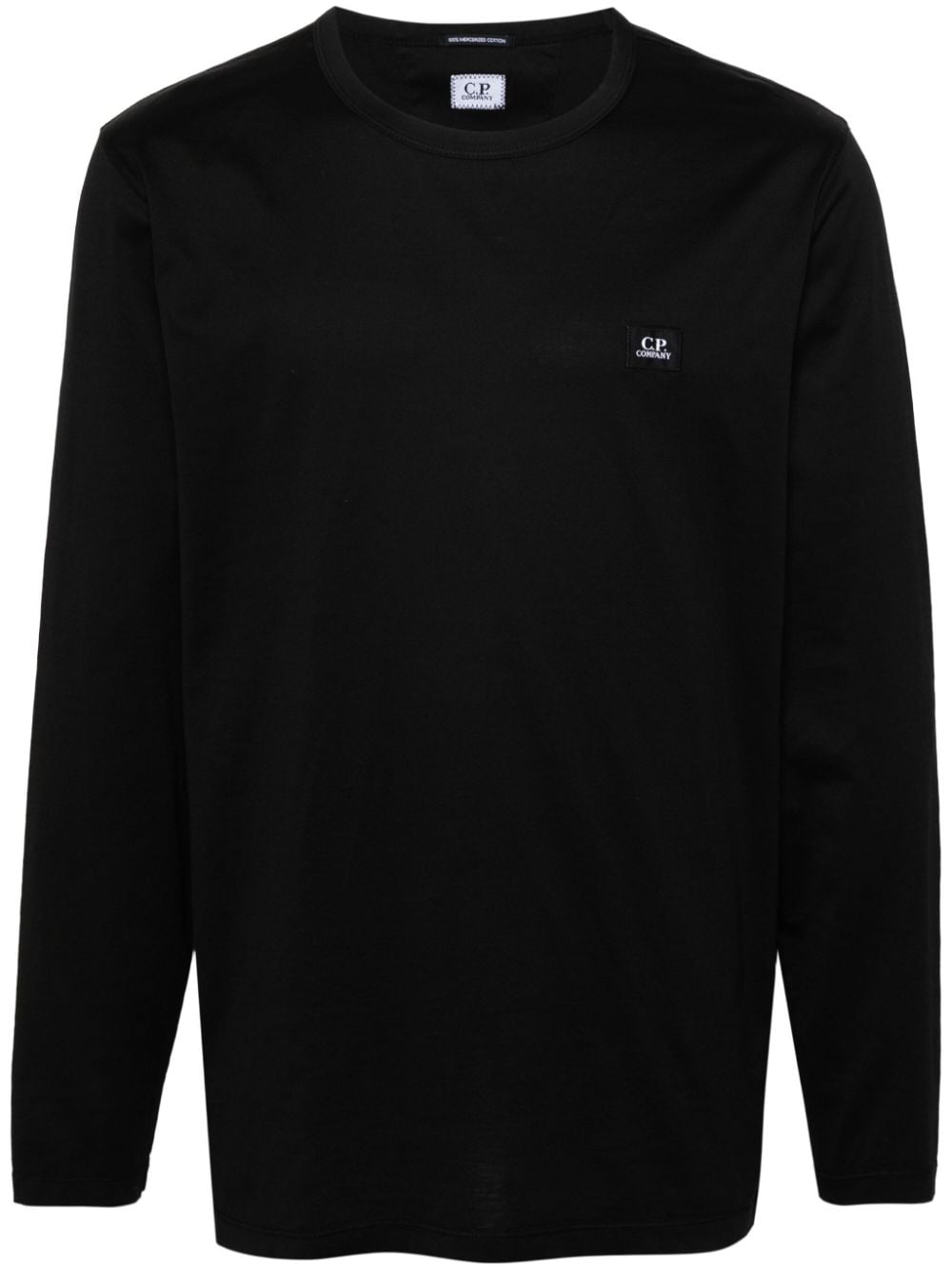 C.P. Company logo-patch cotton T-shirt - Black von C.P. Company