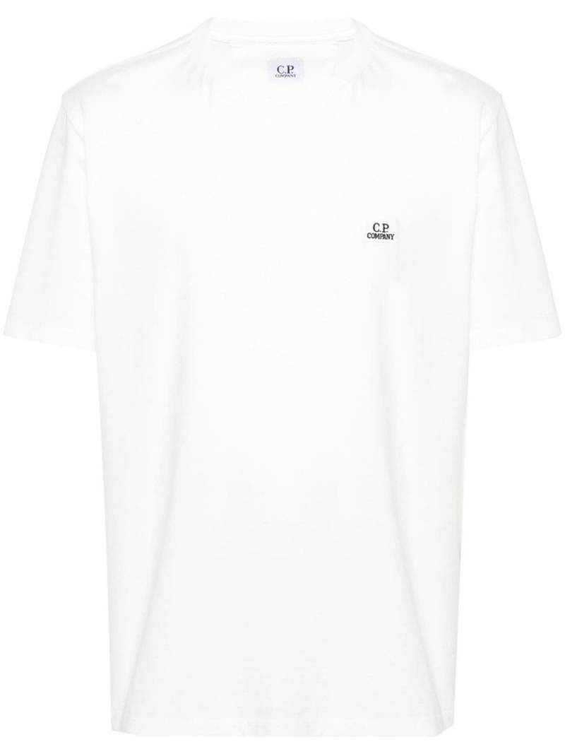 C.P. Company logo-patch cotton T-shirt - White von C.P. Company
