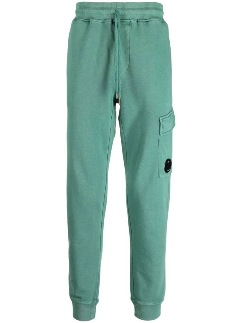 C.P. Company Lens-detail cotton track pants - Green von C.P. Company