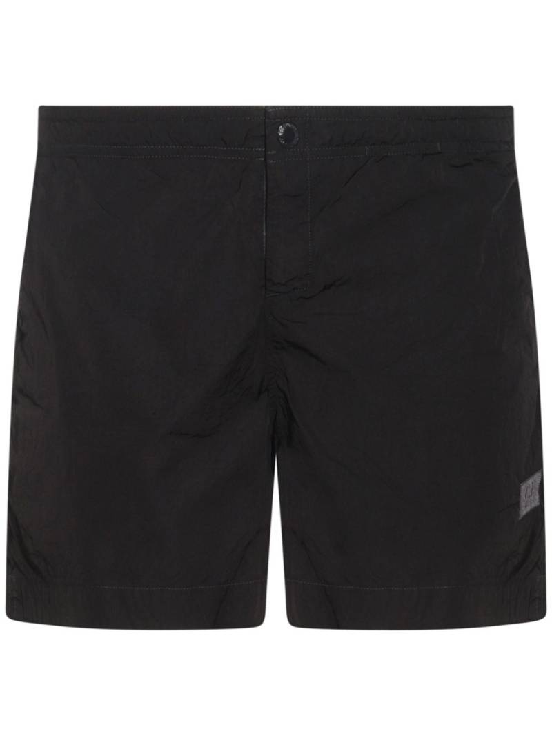 C.P. Company logo-patch shorts - Black von C.P. Company