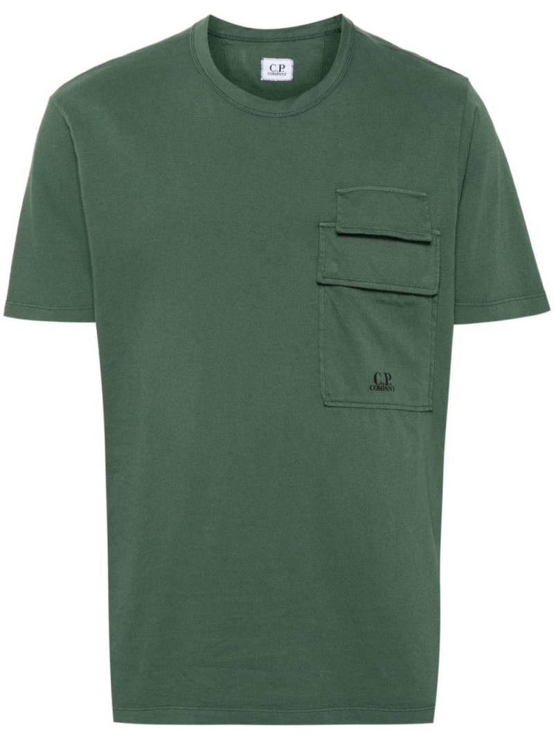 C.P. Company logo-print T-shirt - Green von C.P. Company