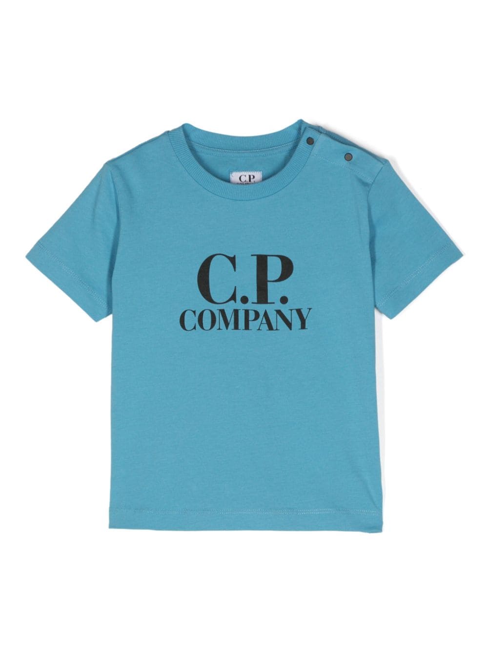 C.P. Company logo-print cotton T-shirt - Blue von C.P. Company