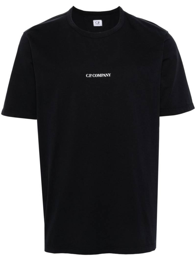 C.P. Company logo-print cotton T-shirt - Blue von C.P. Company