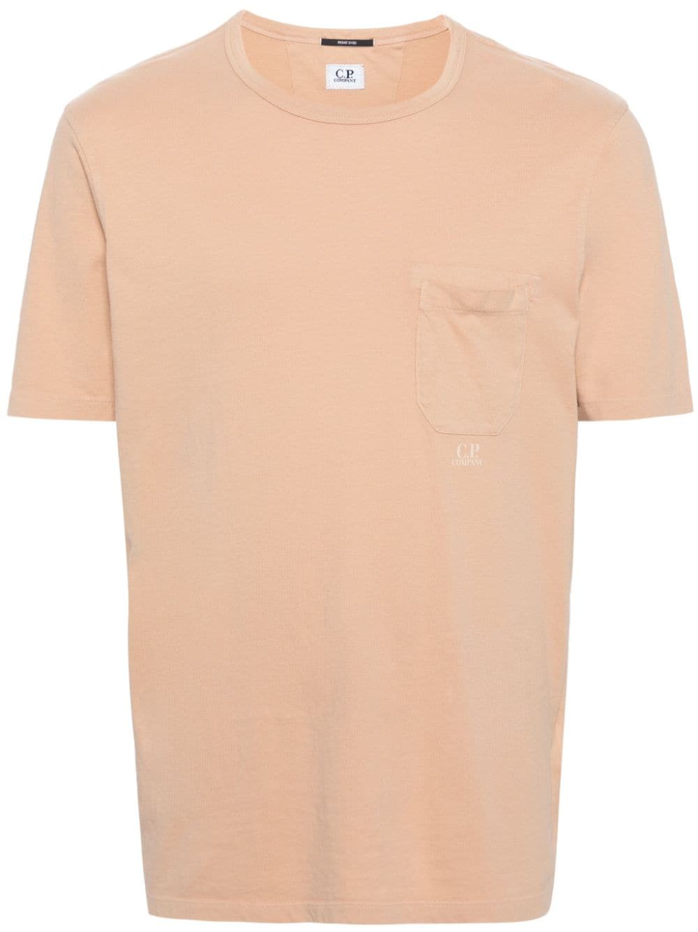 C.P. Company logo-print cotton T-shirt - Neutrals von C.P. Company