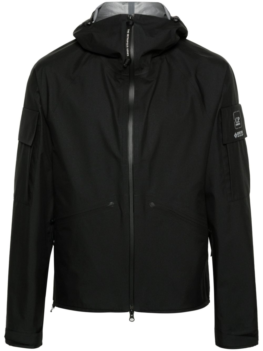 C.P. Company Gore-Tex 3L Infinium hooded jacket - Black von C.P. Company