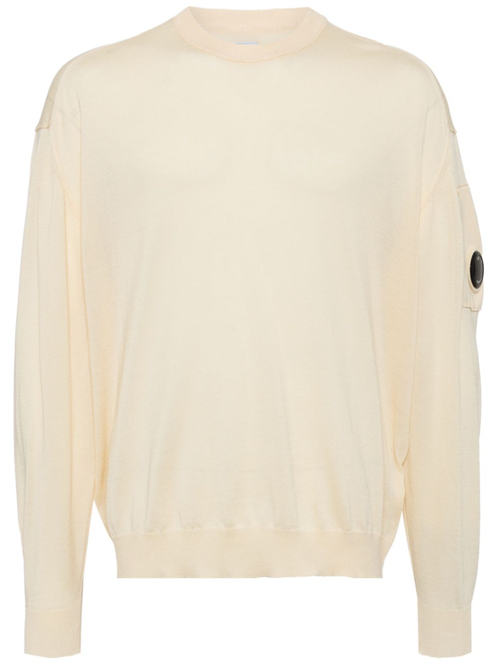 C.P. Company long sleeve cotton jumper - Neutrals von C.P. Company