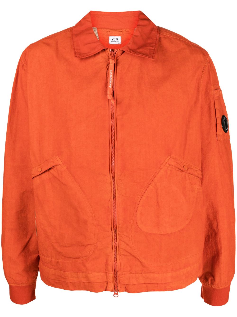 C.P. Company long-sleeved shirt jacket - Orange von C.P. Company