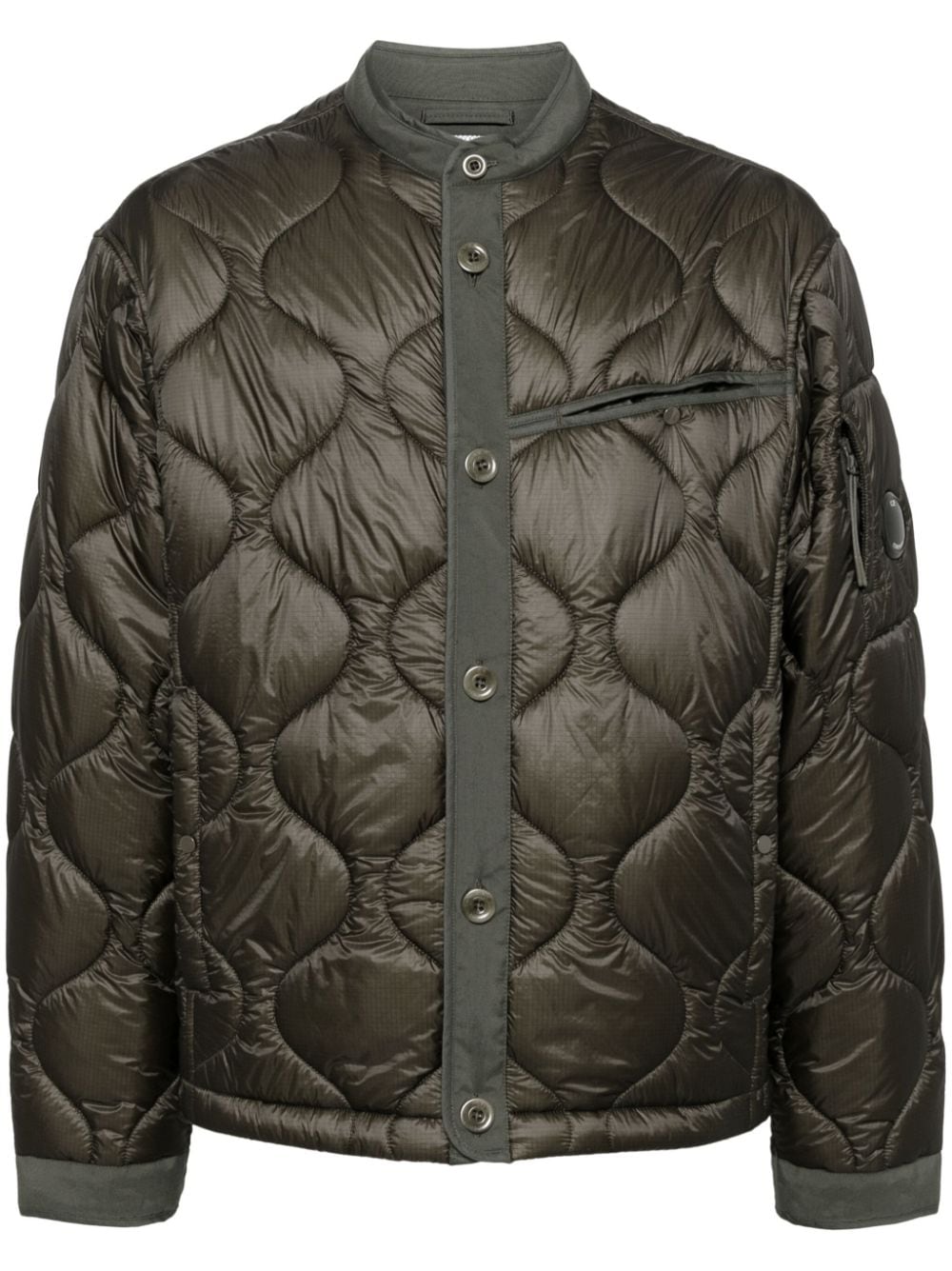 C.P. Company padded quilted jacket - Green von C.P. Company