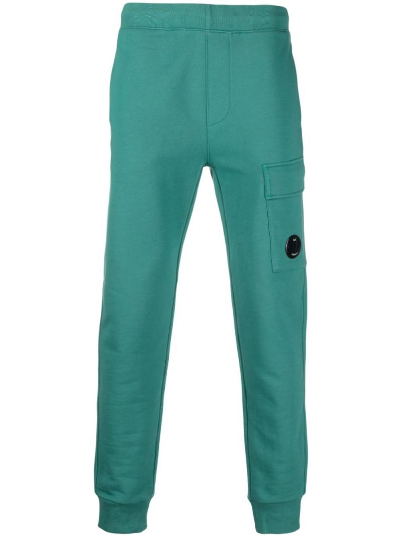 C.P. Company plain cotton track pants - Green von C.P. Company