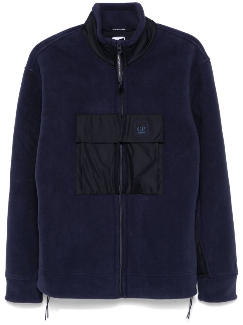 C.P. Company polar-fleece zip-up sweater - Blue von C.P. Company