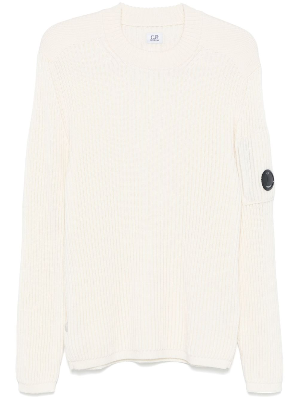 C.P. Company ribbed sweater - White von C.P. Company