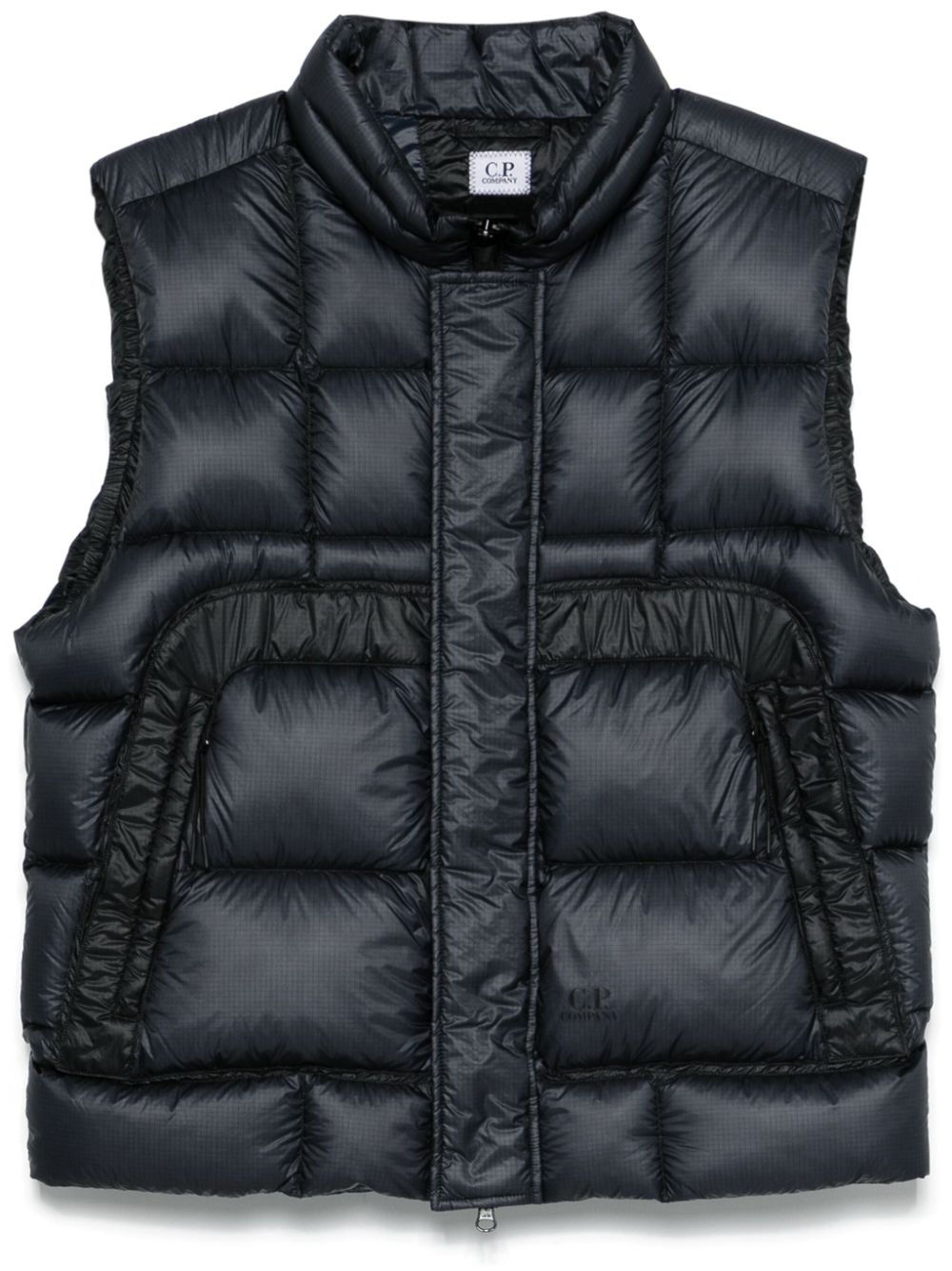 C.P. Company shell down vest - Blue von C.P. Company