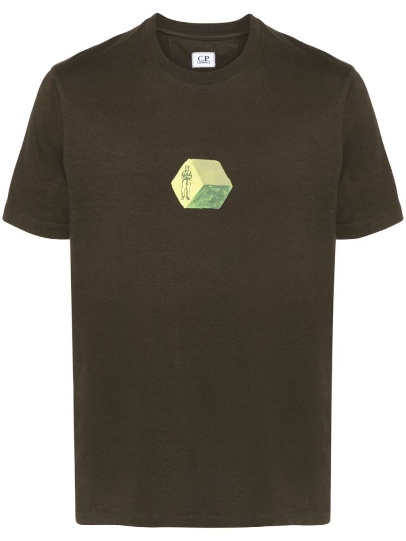 C.P. Company short-sleeve jersey T-shirt - Green von C.P. Company