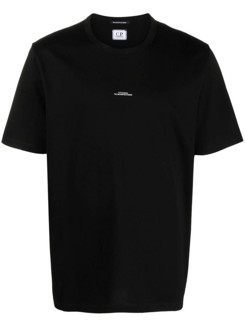 C.P. Company slogan-print cotton T-shirt - Black von C.P. Company