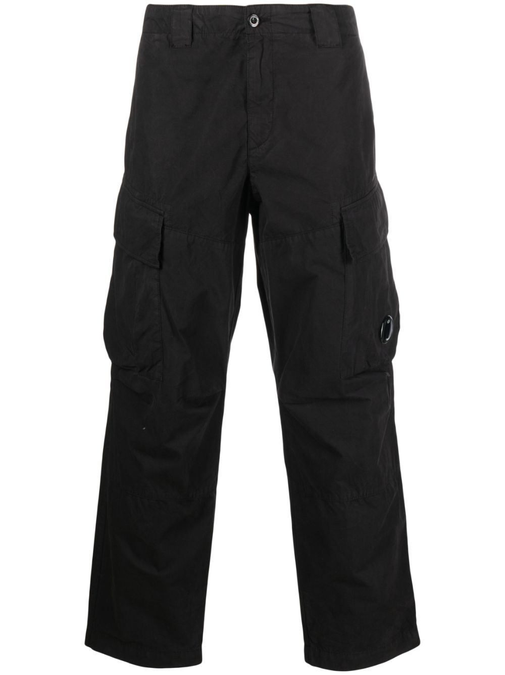 C.P. Company straight-leg cotton cargo trousers - Black von C.P. Company