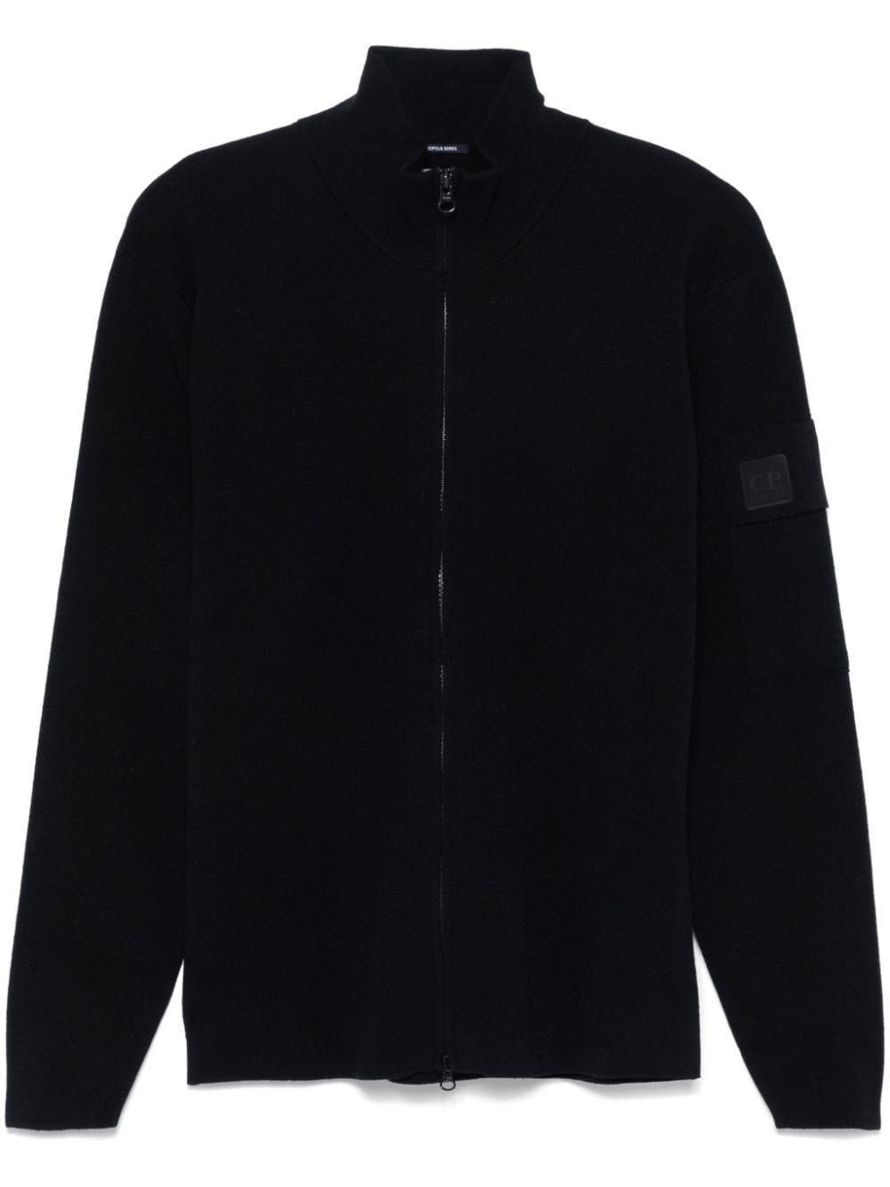 C.P. Company zip-up cardigan - Black von C.P. Company