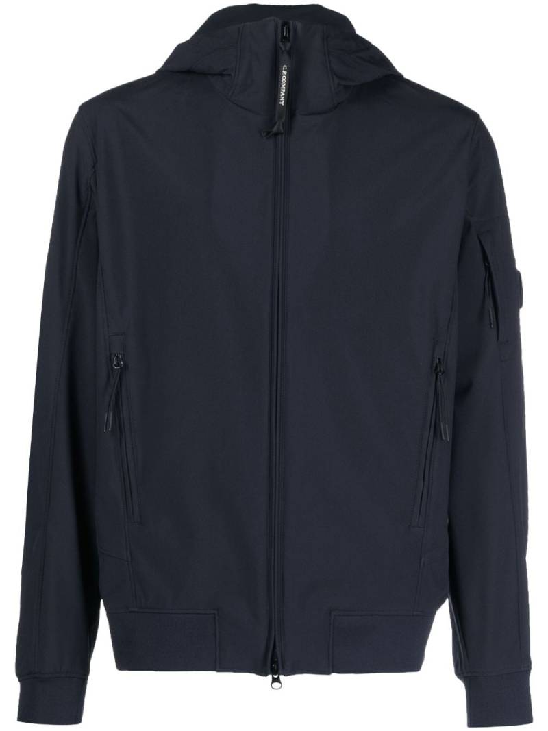 C.P. Company zip-up hooded jacket - Blue von C.P. Company