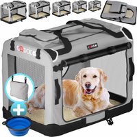 Hundebox Grau M 60x42x44cm von Cadoca®