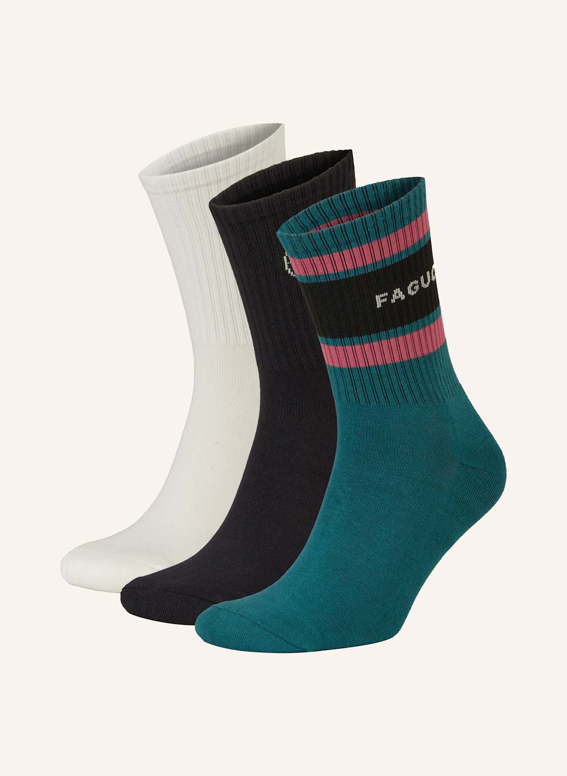 Café Du Cycliste 3er-Pack Radsocken schwarz von CAFÉ DU CYCLISTE