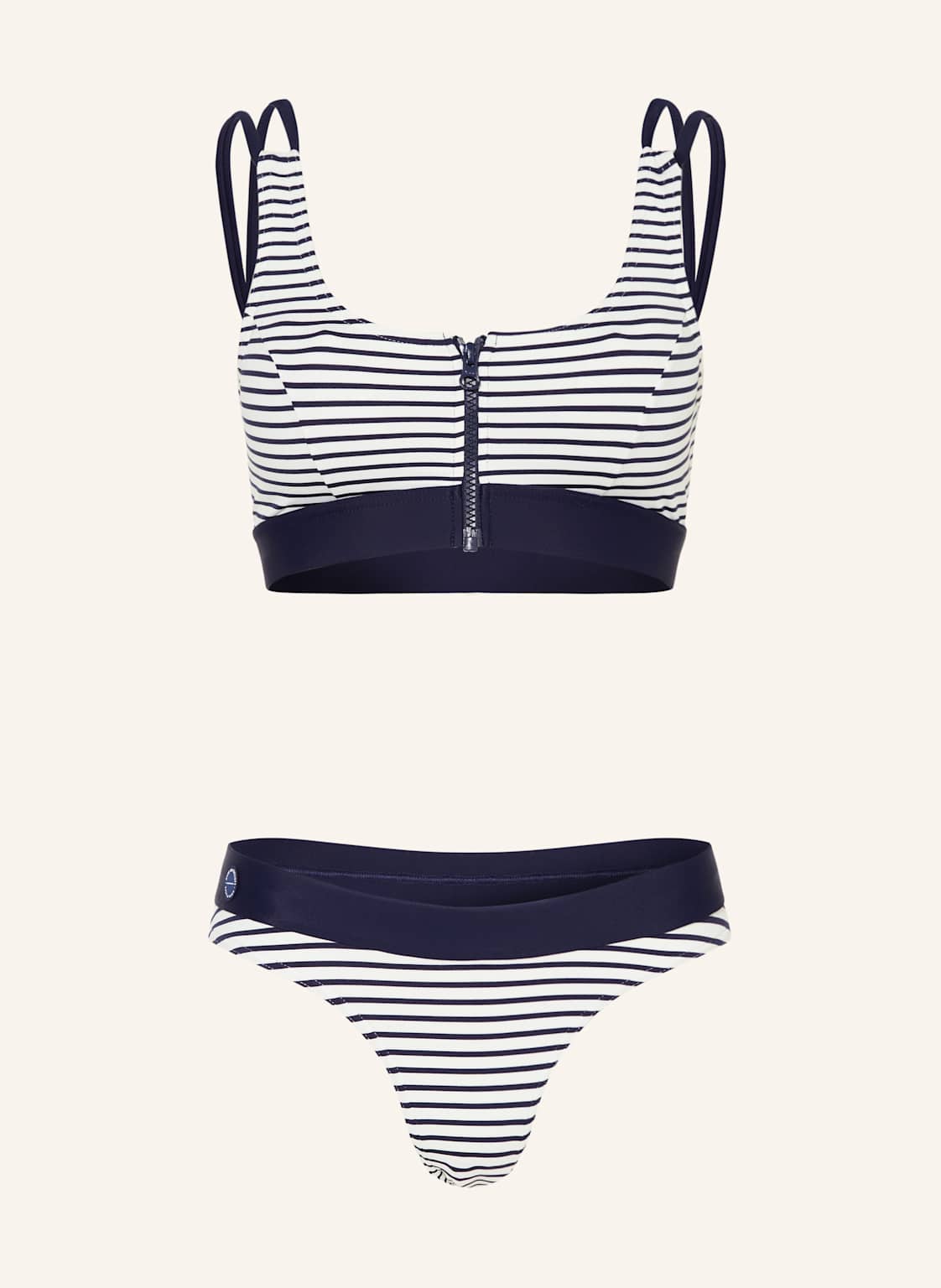 Café Du Cycliste Bustier-Bikini Ariel blau von CAFÉ DU CYCLISTE