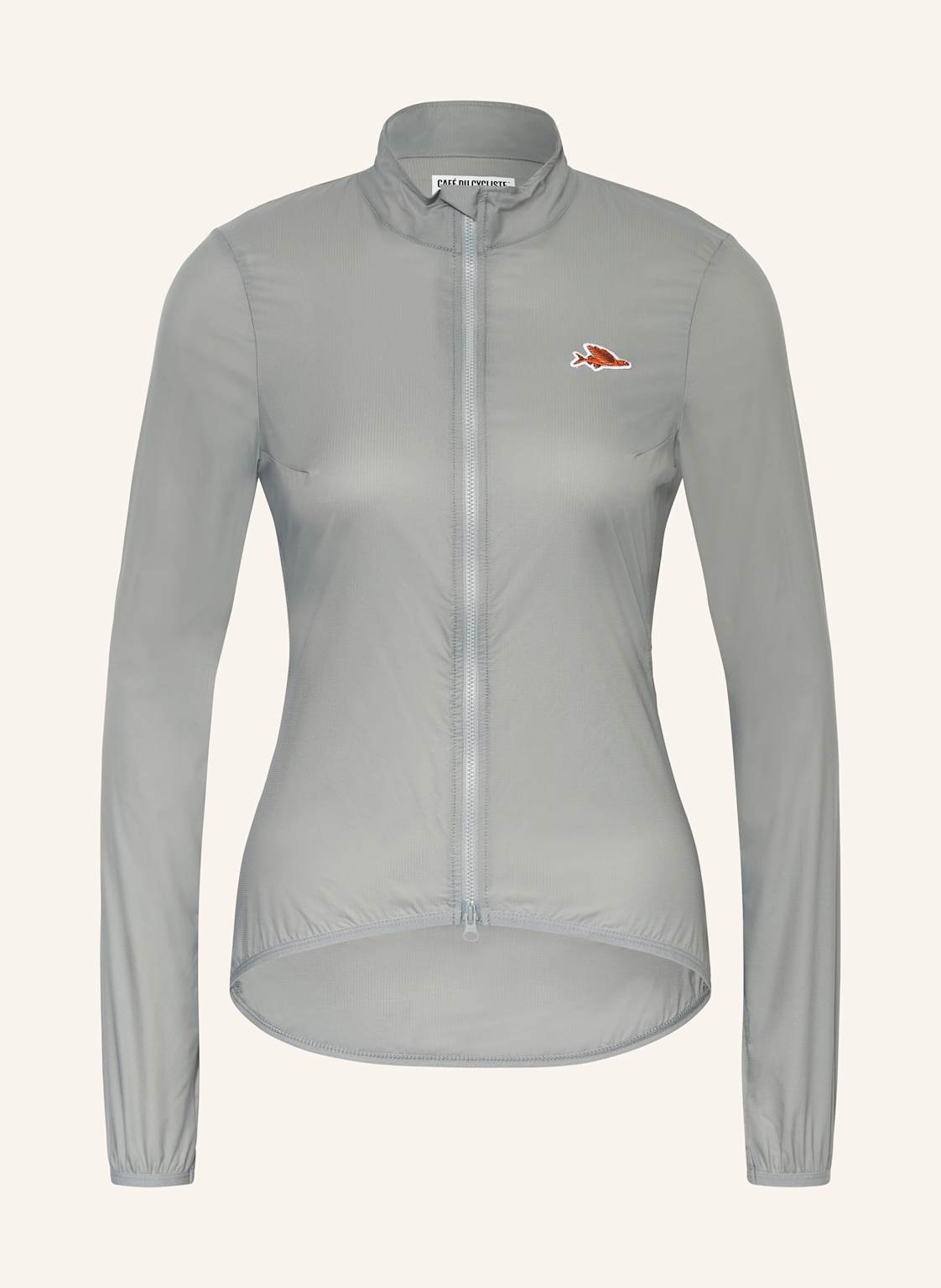 Café Du Cycliste Radjacke Edith grau von CAFÉ DU CYCLISTE