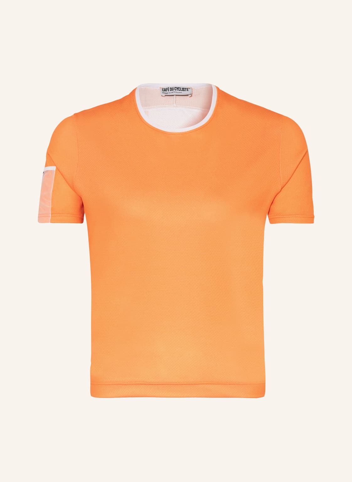 Café Du Cycliste Radshirt Celia orange von CAFÉ DU CYCLISTE