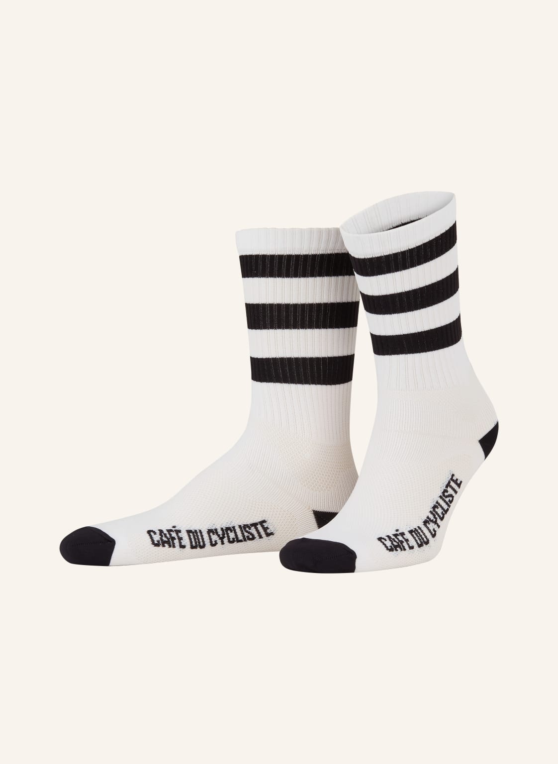 Café Du Cycliste Radsocken Skate weiss von CAFÉ DU CYCLISTE