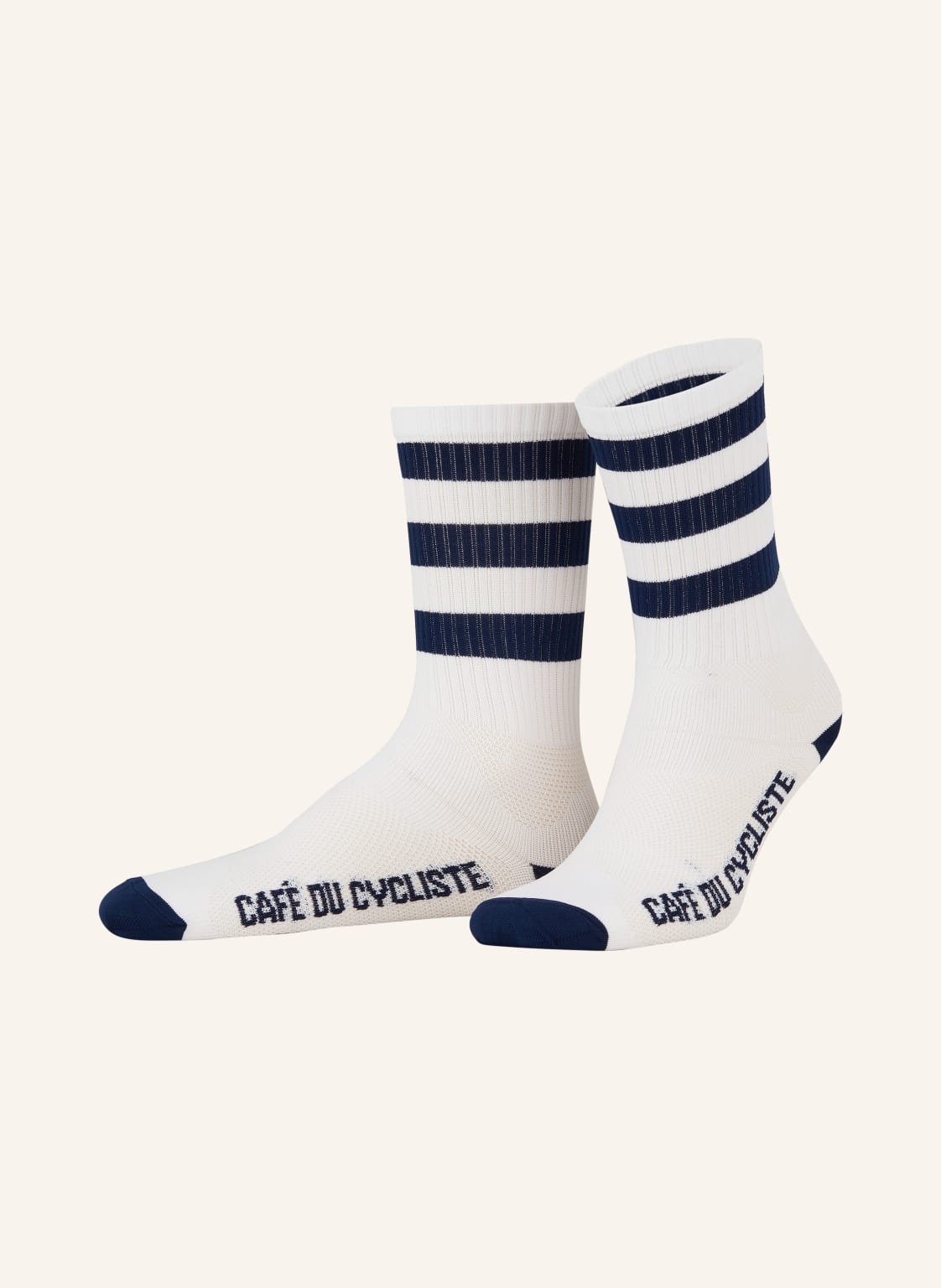 Café Du Cycliste Radsocken Skate weiss von CAFÉ DU CYCLISTE