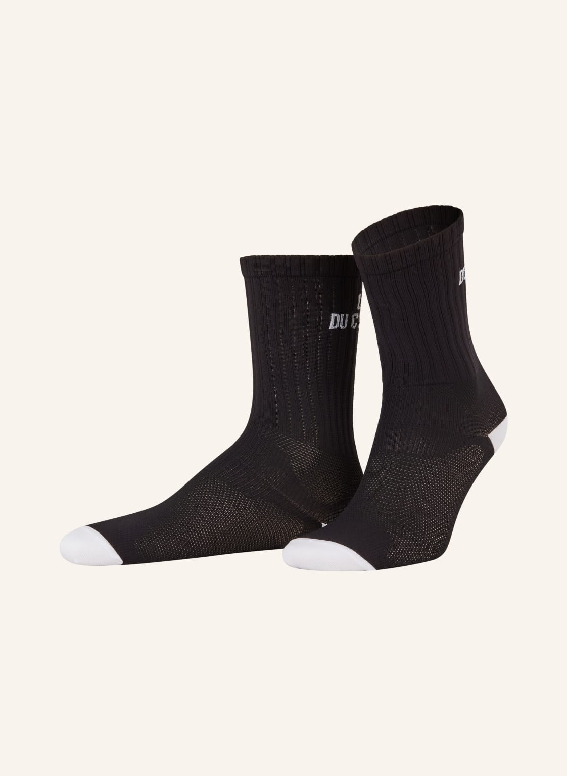 Café Du Cycliste Radsocken Solid schwarz von CAFÉ DU CYCLISTE