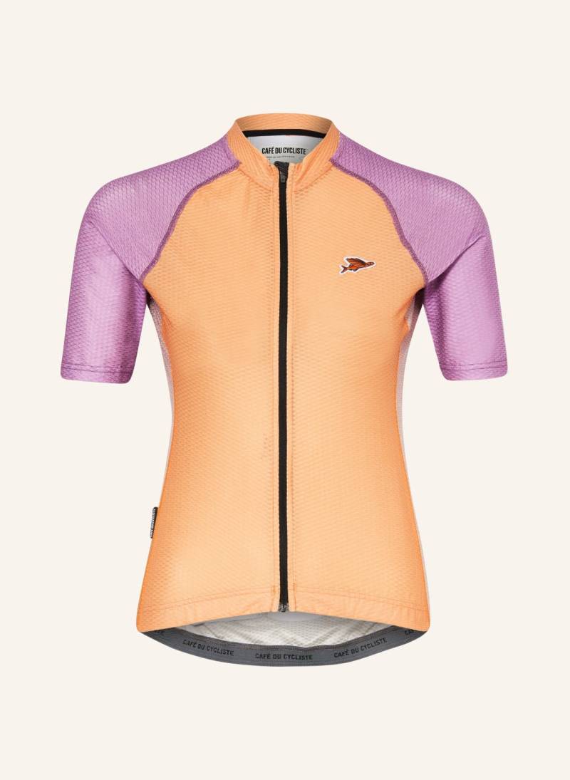 Café Du Cycliste Radtrikot Annette orange von CAFÉ DU CYCLISTE