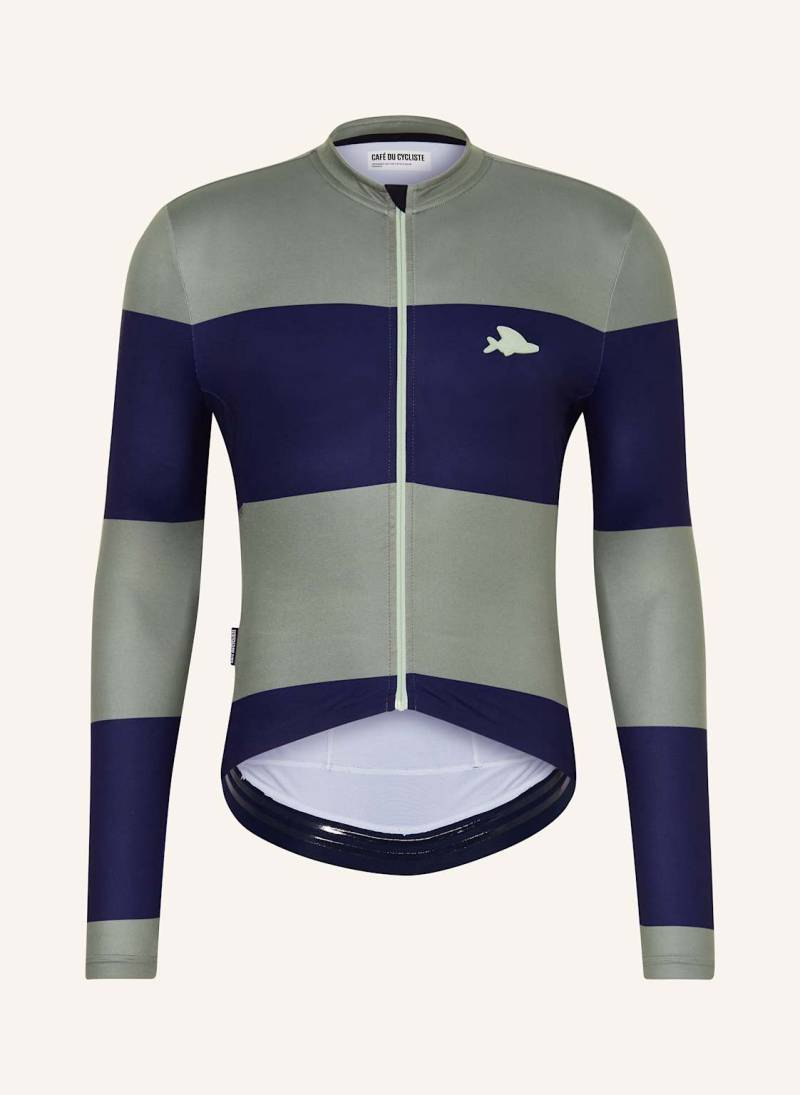 Café Du Cycliste Radtrikot Constance blau von CAFÉ DU CYCLISTE