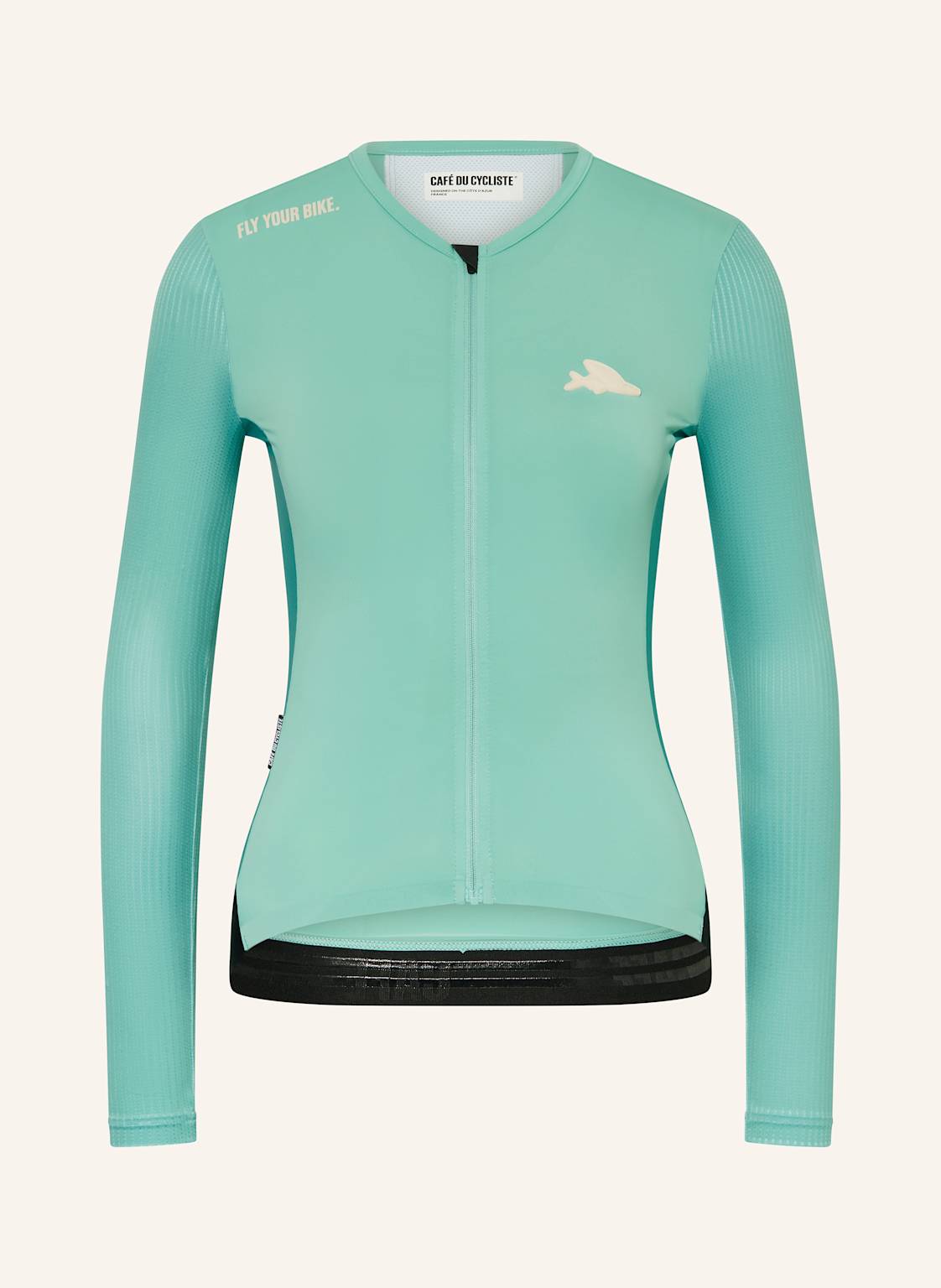 Café Du Cycliste Radtrikot Roxane blau von CAFÉ DU CYCLISTE