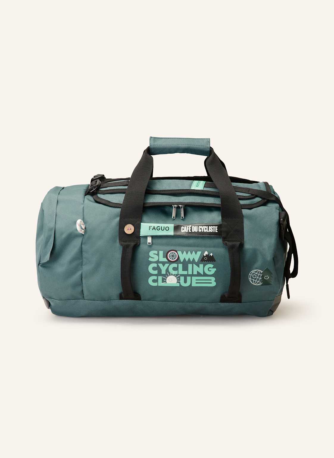 Café Du Cycliste Sporttasche Big Duffle 56 L gruen von CAFÉ DU CYCLISTE