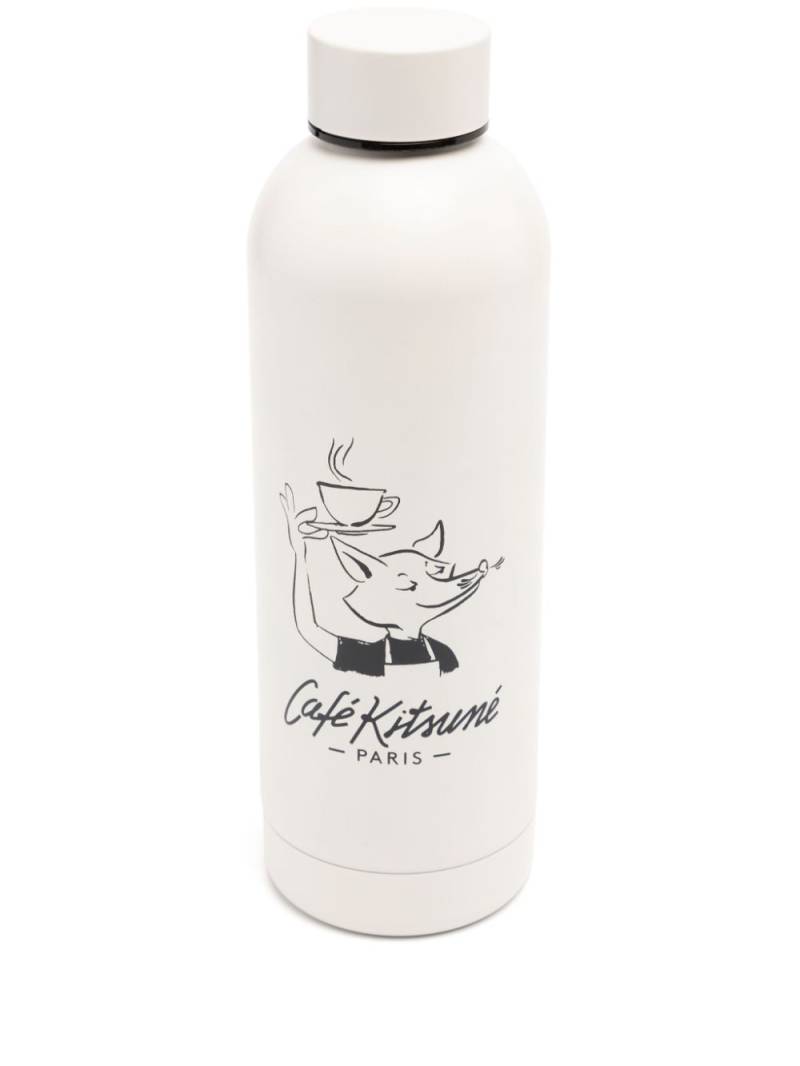 CAFÉ KITSUNÉ stainless-steel water bottle - Neutrals von CAFÉ KITSUNÉ