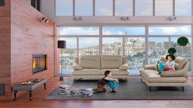 CALIA ITALIA 2,5-Sitzer »Cezanne, italienisches Design trifft erstklassigen Sitzkomfort, Leder«, Edles Designsofa in besonders langlebigen & pflegeleichten Lederarten CALIA ITALIA 2,5-Sitzer »Cezanne, italienisches Design trifft erstklassigen Sitzkomfort, Leder«, Edles Designsofa in besonders langlebigen & pflegeleichten Lederarten von CALIA ITALIA