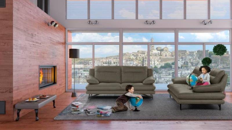 CALIA ITALIA 2,5-Sitzer »Cezanne, italienisches Design trifft erstklassigen Sitzkomfort, Leder«, Edles Designsofa in besonders langlebigen & pflegeleichten Lederarten CALIA ITALIA 2,5-Sitzer »Cezanne, italienisches Design trifft erstklassigen Sitzkomfort, Leder«, Edles Designsofa in besonders langlebigen & pflegeleichten Lederarten von CALIA ITALIA