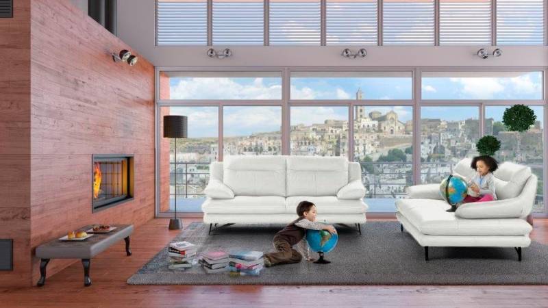 CALIA ITALIA 2,5-Sitzer »Cezanne, italienisches Design trifft erstklassigen Sitzkomfort, Leder«, Edles Designsofa in besonders langlebigen & pflegeleichten Lederarten CALIA ITALIA 2,5-Sitzer »Cezanne, italienisches Design trifft erstklassigen Sitzkomfort, Leder«, Edles Designsofa in besonders langlebigen & pflegeleichten Lederarten von CALIA ITALIA