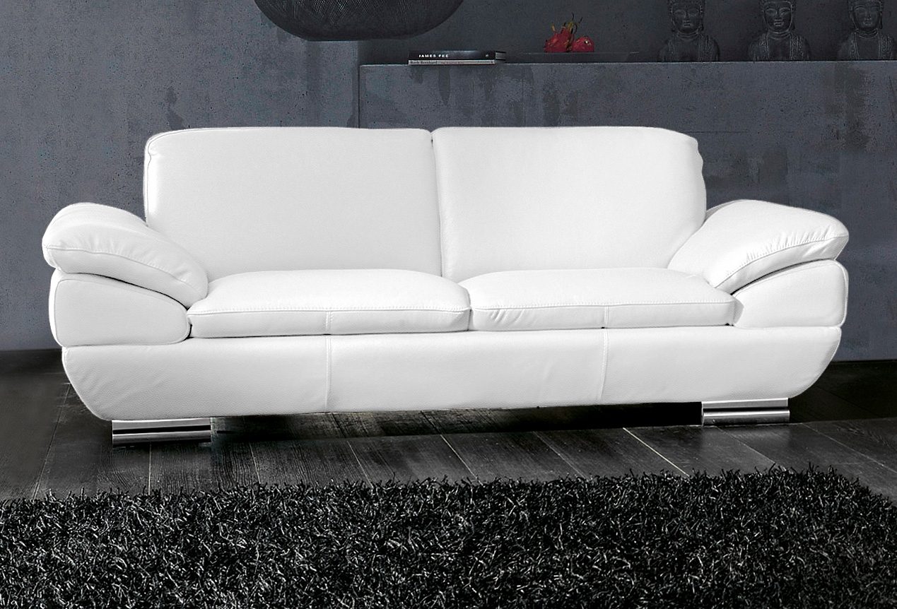 CALIA ITALIA 2,5-Sitzer »Glamour, italienisches Designsofa mit entspannendem Sitzkomfort«, toller Designfuss von CALIA ITALIA