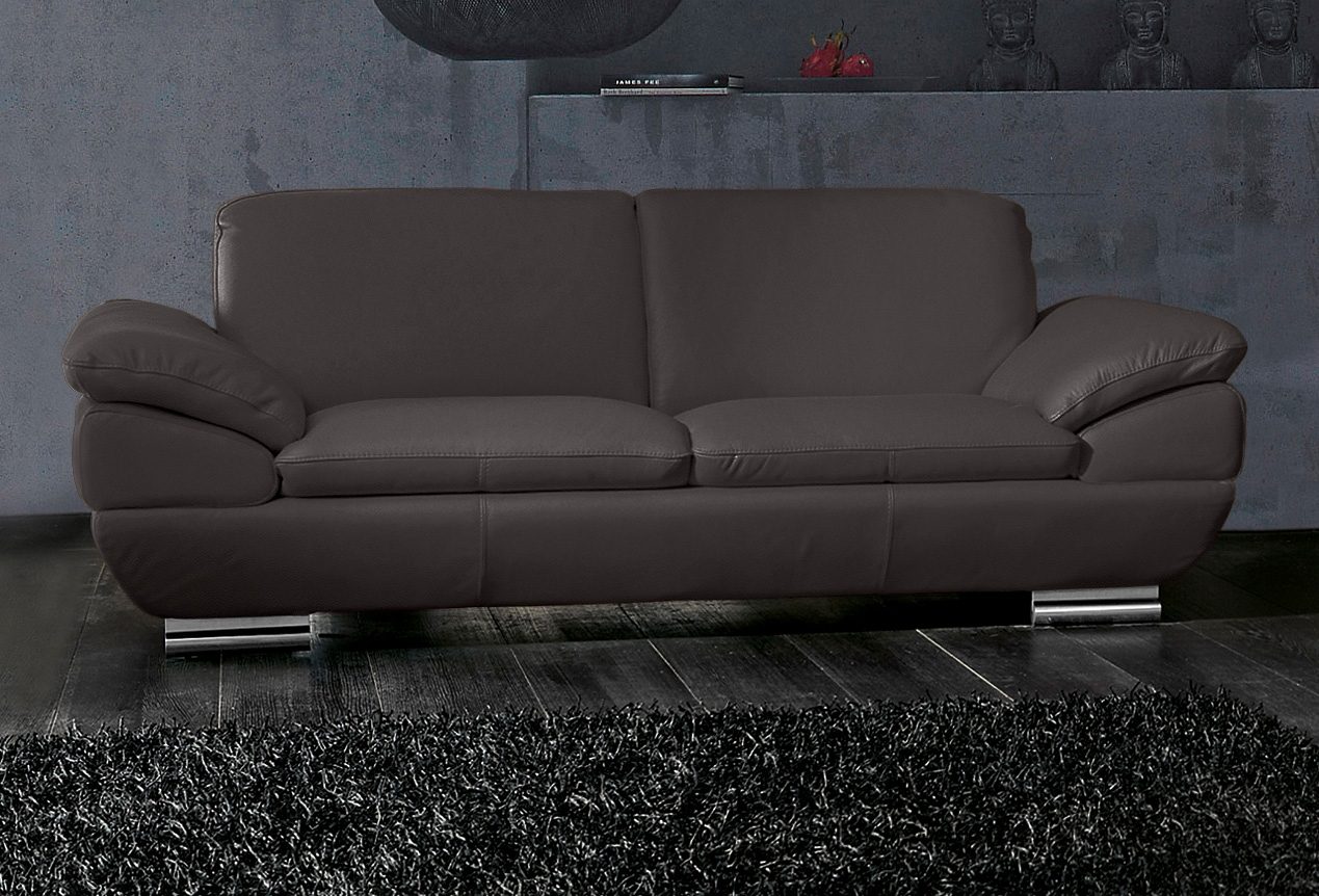 CALIA ITALIA 2,5-Sitzer »Glamour, italienisches Designsofa mit entspannendem Sitzkomfort«, toller Designfuss von CALIA ITALIA