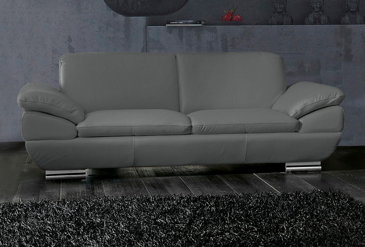 CALIA ITALIA 2,5-Sitzer »Glamour, italienisches Designsofa mit entspannendem Sitzkomfort«, toller Designfuss von CALIA ITALIA