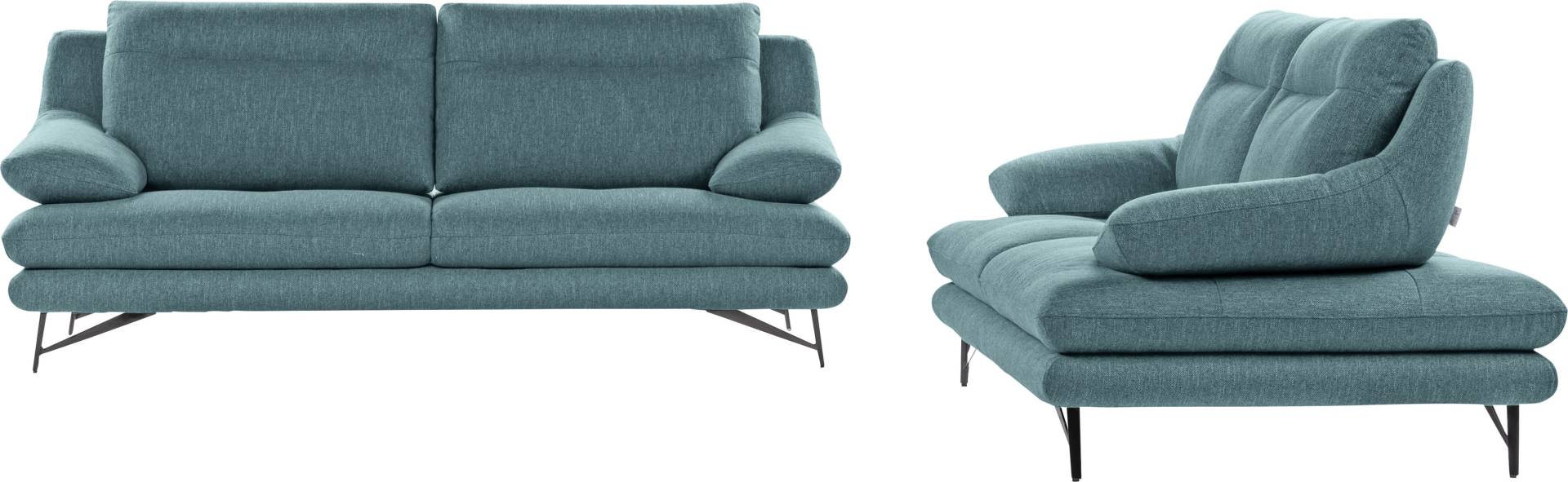 CALIA ITALIA 2-Sitzer »Cezanne, italienisches Designsofa mit erstklassigem Sitzkomfort«, wahlweise mit Sitztiefenverstellung von CALIA ITALIA