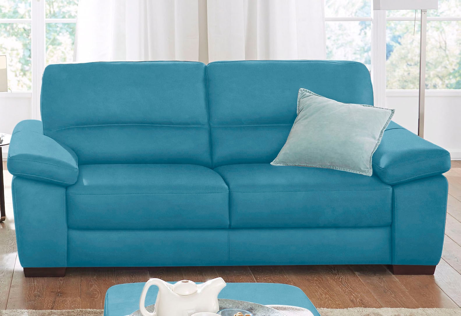 CALIA ITALIA 2-Sitzer »Gaia, Sofa im edlen Design und mit erstklassigem Sitzkomfort«, aus pflegeleichtem Luxus-Microfaser Ginevra Hydro Care CALIA ITALIA 2-Sitzer »Gaia, Sofa im edlen Design und mit erstklassigem Sitzkomfort«, aus pflegeleichtem Luxus-Microfaser Ginevra Hydro Care von CALIA ITALIA
