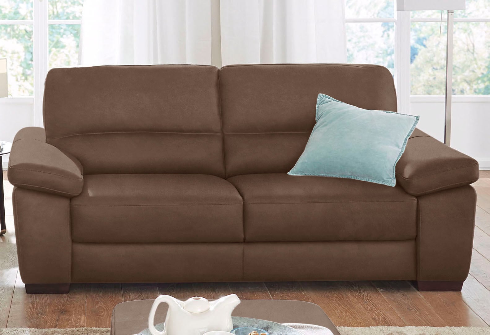 CALIA ITALIA 2-Sitzer »Gaia, Sofa im edlen Design und mit erstklassigem Sitzkomfort«, aus pflegeleichtem Luxus-Microfaser Ginevra Hydro Care CALIA ITALIA 2-Sitzer »Gaia, Sofa im edlen Design und mit erstklassigem Sitzkomfort«, aus pflegeleichtem Luxus-Microfaser Ginevra Hydro Care von CALIA ITALIA
