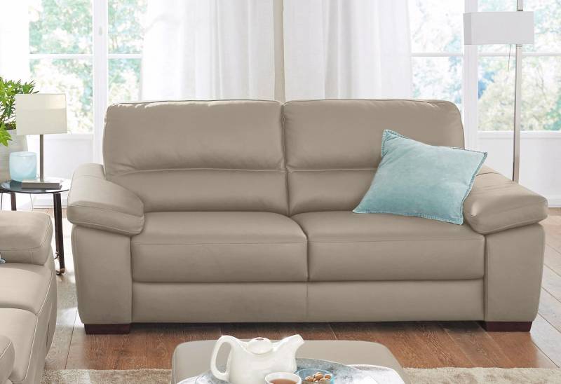 CALIA ITALIA 2-Sitzer »Gaia, hochwertiges Ledersofa mit erstklassigem Sitzkomfort«, edles Design, in zwei hochwertigen Lederqualitäten von CALIA ITALIA