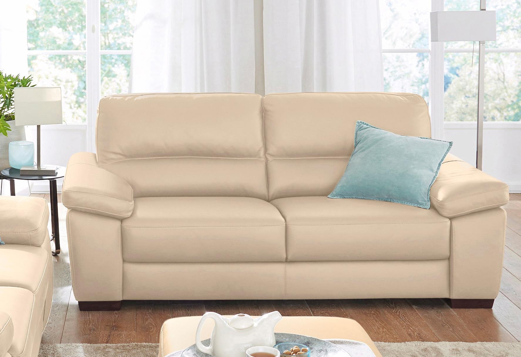 CALIA ITALIA 2-Sitzer »Gaia, hochwertiges Ledersofa mit erstklassigem Sitzkomfort«, edles Design, in zwei hochwertigen Lederqualitäten von CALIA ITALIA