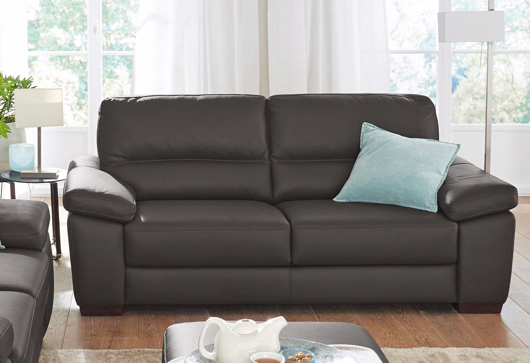 CALIA ITALIA 2-Sitzer »Gaia, hochwertiges Ledersofa mit erstklassigem Sitzkomfort«, edles Design, in zwei hochwertigen Lederqualitäten von CALIA ITALIA